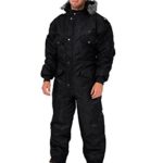 Black IDF Snowsuit Winter Clothing Snow Ski Suit Coverall Insulated Suit (XXL)