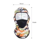 Miayon 6Pcs Summer Balaclava Face Mask Breathable Full Face Cover Sun Dust Protection Neck Pasamontañas for Hombre Winter Windproof Balaclava Scarf for Men Women Outdoor Activities(Camouflage Colors)