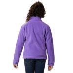 Columbia Girls Benton Springs Fleece Jacket, Grape Gum, Large