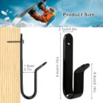 Rolitwils Snowboard Wall Mount Clips, Horizontal Skateboard Wall Mount,Snowboard Wall Rack, Storage Snowboard Display Stand for Room, Garage