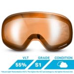 WildHorn Outfitters Roca Extra/Replacement Frameless Snow Goggle Lens