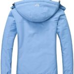MOERDENG Women’s Waterproof Ski Jacket Warm Winter Coat Outdoor Windbreaker Hiking Snowboarding Jacket