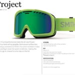 Smith Optics Project Adult Snow Goggles – Black/Red Sol-X Mirror/One Size