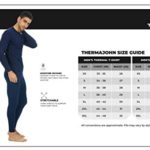 Thermajohn Men’s Ultra Soft Thermal Underwear Long Johns Set with Fleece Lined (X-Large, Black)