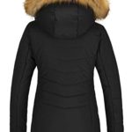 Wantdo Women’s Warm Winter Snow Coat Windproof Ski Jacket Outdoor Windbreaker Outwear Black L