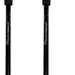 BAFX Products – 2 Pack – Anti Shock Hiking / Walking / Trekking Trail Poles – 1 Pair – Black