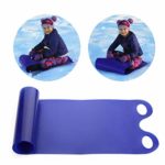 Portable Durable Snow Sled Snowboards – Skiing Board Rolling Snow Slider Toy for Children Adult