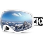 Zionor Lagopus OTG Ski Snowboard Goggles Updated Version UV Protection Anti-Fog Helmet Compatible for Men Women Youth