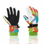 Ski Gloves, RunRRIn 100% Waterproof Warm Snow Gloves for Mens, Womens, and Kids