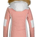 Wantdo Women’s Insulated Winter Jacket Windproof Skiing Jacket Snowboarding Coat Windbreaker Pink M