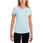 Vapor Apparel Women’s UPF 50+ UV/Sun Protection Short Sleeve T-Shirt X-Large Arctic Blue