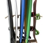 6-Space Vertical Surfboard Freestanding Storage | 6 Spaces, Storage for: Shortboard, Fish, Fun Boards (Freestanding; for use Indoors and Dry Spaces Outdoors; Made in The USA)