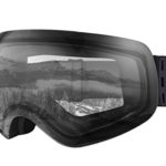 OTG Ski & Snowboard Goggles – Frameless Dual-Layer Lens Snow Glasses for Skiing, Snowboarding, Motorcycling & Winter Sports – Anti-Fog & Helmet Compatible – UV400 Protection – Fits Men, Women & Youth