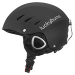 Lucky Bums Snow Sport Helmet, Matte Black, Small