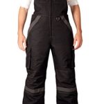 Arctix 8002-00-L Men’s Overalls Tundra Bib With Added Visibility, Large, Black