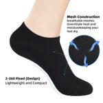 ATBITER Ankle Socks Women’s Thin Athletic Running No Show Low Cut Socks 5-Pairs