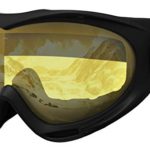 Tough Outdoors Ski & Snowboard Goggles – Snow Goggles for Skiing, Snowboarding, Motorcycling & Winter Sports – Anti-Fog & Helmet Compatible – UV400 Protection – Fits Men, Women & Youth