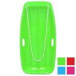 Best Choice Products 35in Kids Outdoor Sport Snow Sled Toboggan w/ Rope – Green