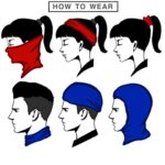 VCZUIUC Headwear Bandana Head Wrap Face Scarf Mask Neck Warmer Balaclava for Sports (One Size, 9PCS Solid-A)