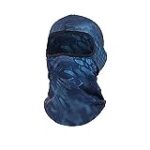 JUSDIQIR Face Mask Cap Ice Scarf Silk Cloth Material Hat Balaclava for Women Motorcycle Neck Gaiter (Camouflage Black)