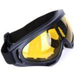 Vivoice Snow Goggles Windproof UV400 Motorcycle Snowmobile Ski Goggles Eyewear Sports Protective Safety Glasses (yellow)