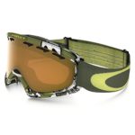 Oakley O-Frame 2.0 XS Snow Goggles, Shady Trees Army Green Frame, Persimmon Lens, Small