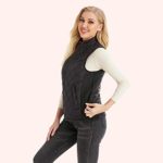 PETREL Heated Vest for Women with Battery Pack Electric Lightweight USB Heated Jacket Rechargeable Heating Clothing for Fishing Hunting Hiking Skiing Camping