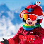 SATINIOR Kids Ski Mittens Winter Snow Waterproof Mittens Toddler Gloves Warm Windproof Mittens for Boys Girls (Red,1-4T)