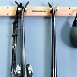 Pro Board Racks Ski Wall Rack Mount – 4 Vertical Sets of Skis