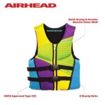 Airhead Youth GNAR Kwik-Dry NeoLite Flex Life Vest, Yellow Multi-color (10074-03-B)