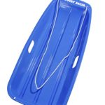 Slippery Racer Downhill Sprinter Toboggan Snow Sled, Blue