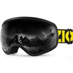 Zionor X10 Ski Snowboard Snow Goggles OTG for Men Women Youth Anti-fog UV Protection Helmet Compatible