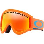 Oakley E-Frame Snow Goggles, Neon Orange Frame, Fire Iridium Lens, Medium