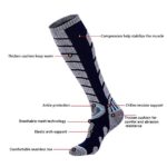 Ski Socks Mens 2 Pairs Winter Performance Socks ,Warm Snow Socks for Skiing, Snowboarding, Cold Weather Socks