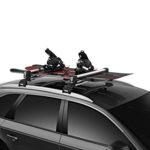 Thule SnowPack Ski/Snowboard Rack, 6 Pair-Aluminum, Large (6 Pr/4 Boards) (732600)