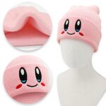 Ohjijinn Anime Beanie Pink Beanie Cute Kawaii Knit Hats, Funny Beanie Hat Winter Skiing Slouchy Warm Cap for Men Women