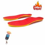 V.Step Rechargeable Heated Insoles Remote Control Multiple Sizes Shoe Inserts for women and men Winter Outdoor Sports Equipment and Tools