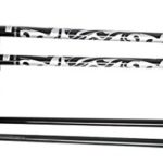 Ski poles downhill/alpine Aluminum black/silver Ski Poles pick size pair with baskets 2018 model (130cm/52″)