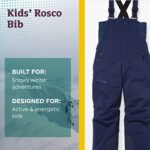 MARMOT Kid’s Rosco Bib | Snow Pants for Kids, Winter Pants for Skiing, Snowboarding, School, and Winter Play, Arctic Navy, XS