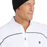 Coolibar UPF 50+ Unisex Aqua Sun Skully Cap – Sun Protective (One Size- Black)