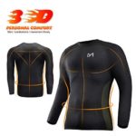 Men’s Thermal Underwear Set, Sport Long Johns Base Layer for Male, Winter Gear Compression Suits for Skiing Running Black