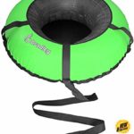 Bradley Snow Tube with 48″ Cover | Sledding Tubes | Inflatable Snow Sled | Heavy Duty Snow Tube (Bright Green)