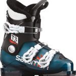 SALOMON T3 RT Ski Boots Kid’s Sz 5/5.5 (23/23.5) Morrocan Blue/Black/White