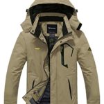 Wantdo Men’s Waterproof Mountain Jacket Fleece Windproof Ski Jacket(US S)