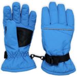 Kids Winter Snow & Ski Gloves – Youth Gloves Designed for Skiing, Snowboarding, Shoveling – Waterproof, Windproof Thermal Shell & Synthetic Leather Palm – Fits Toddlers, Junior Boys and Girls