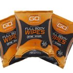 HyperGo After Sports Wipes, Full Body Wipes, Unscented, Hypoallergenic, All Natural Ingredients, Biodegradable (20 Wipes in Resealable Package) (3 Pack)