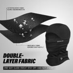 LONGLONG Balaclava Face Mask- Moisture Wicking Ski Mask Windproof Warm Full Face Cover for Men Women Skiing, Motorcycling