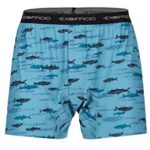 ExOfficio Men’s Give-N-Go Print Boxer Shorts, Storm Blue Tarpon, XX-Large