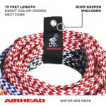 Airhead Water Ski Rope with Radius Handle, 8 Section for Water Skis, Wakeboards and Kneeboards