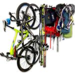 StoreYourBoard Omni Adventure Wall Storage Rack, Holds Bikes Skis Camping Hiking, and Climbing Gear, Home and Garage Storage System